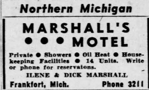 Marshalls Motel - 1952 Ad